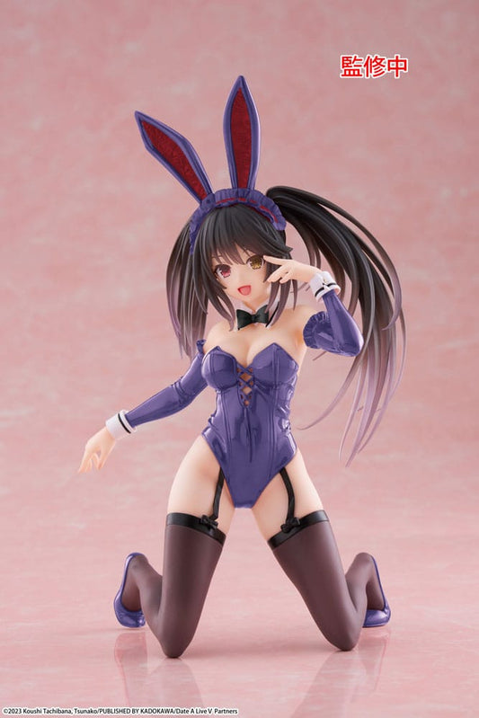 Date A Live PVC Statue Desktop Cute Figure Kurumi Tokisaki Bunny Ver. 13 cm - AniMuchuu