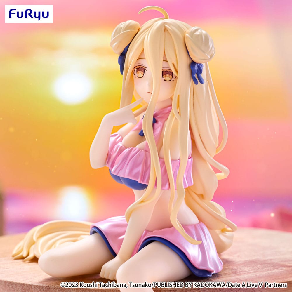 Date A Live V Noodle Stopper PVC Statue Mukuro Hoshimiya Swimsuit 13 cm - AniMuchuu