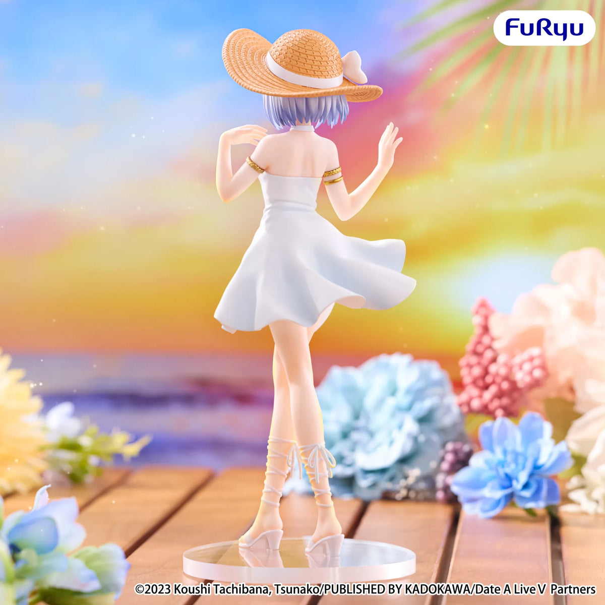 Date A Live PVC Statue Tobiichi Origami Summer Dress 20 cm - AniMuchuu