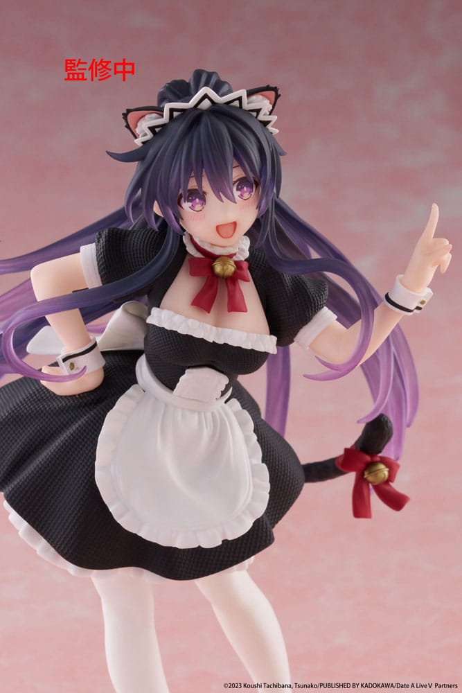 Date A Live V Coreful PVC Statue Tohka Yatogami Cat Ear Maid Ver. 18 cm - AniMuchuu