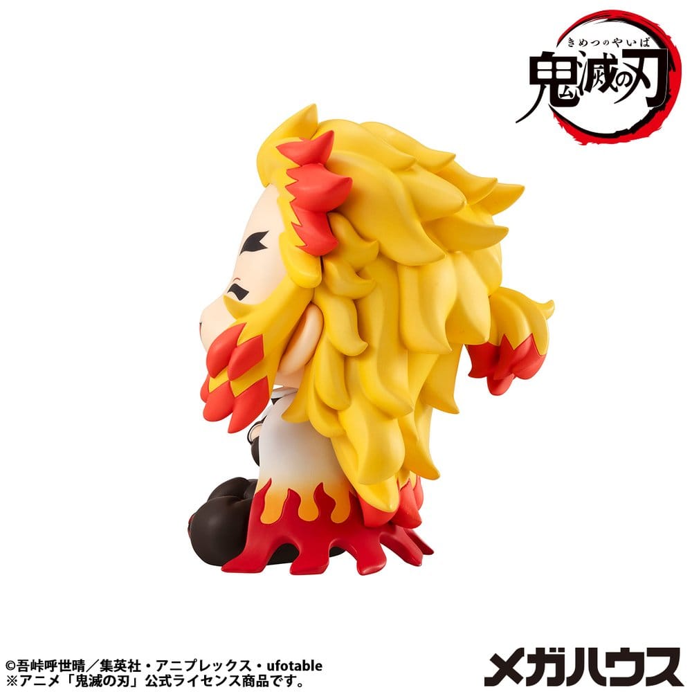 Demon Slayer Look Up PVC Statue Rengoku Kyoujurou Smile Face 11 cm - AniMuchuu