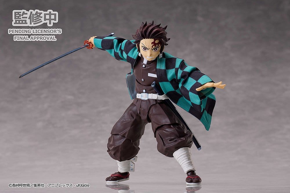 Demon Slayer BUZZmod Action Figure 1/12 Tanjiro Kamado Ver. 2 14 cm - AniMuchuu