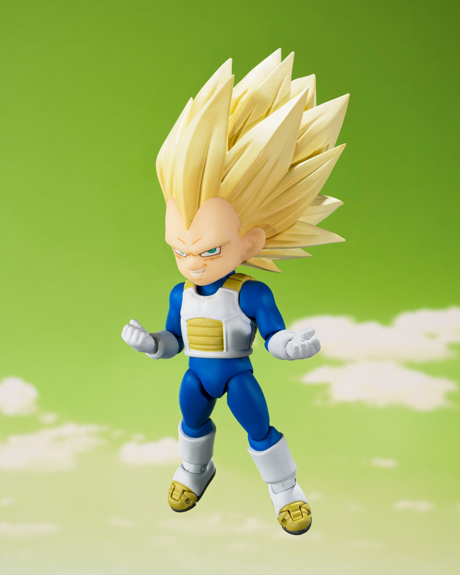 Dragon Ball S.H.Figuarts Action Figure Super Saiyan 3 Vegeta (mini) Daima 8 cm - AniMuchuu