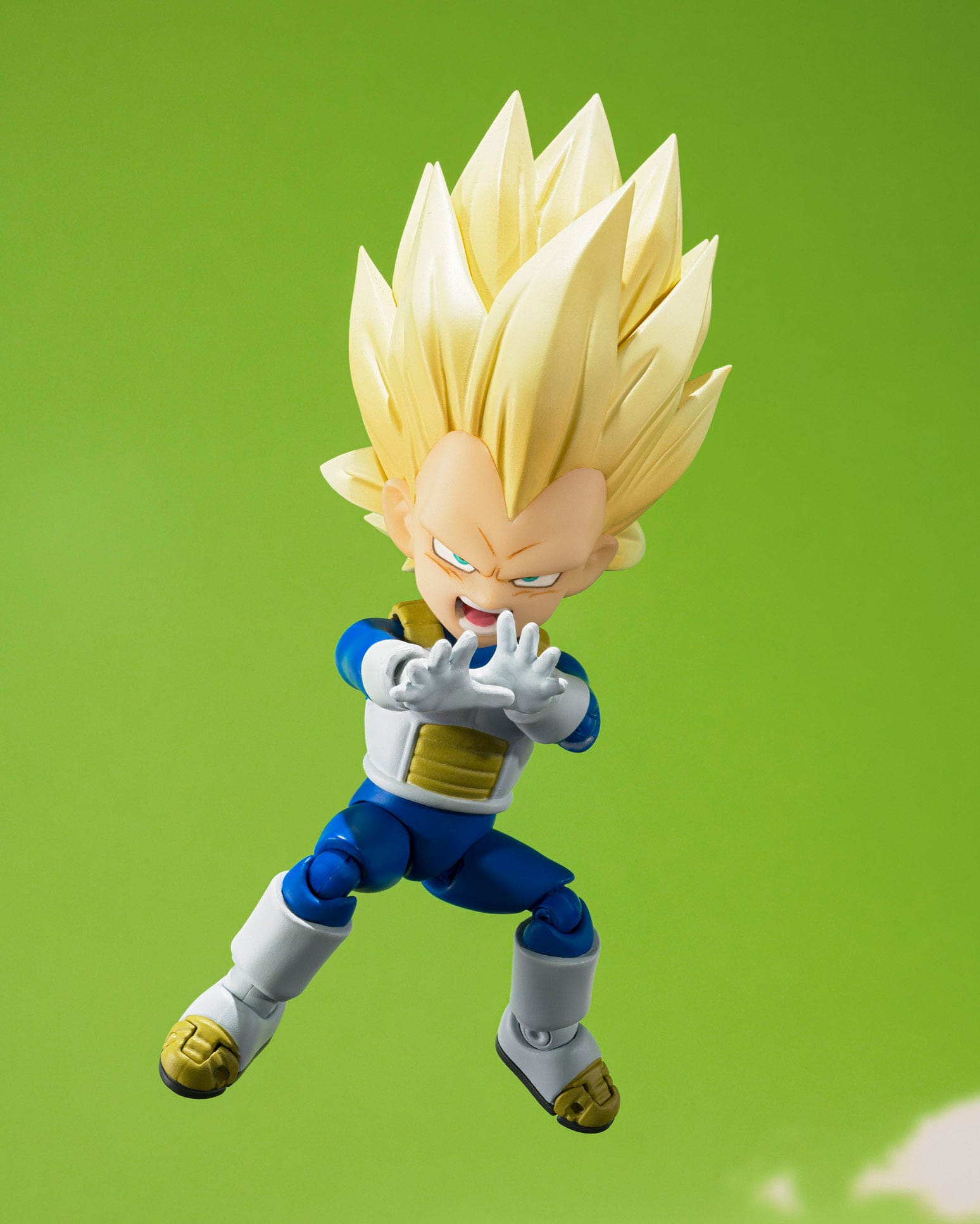 Dragon Ball S.H.Figuarts Action Figure Super Saiyan 3 Vegeta (mini) Daima 8 cm - AniMuchuu