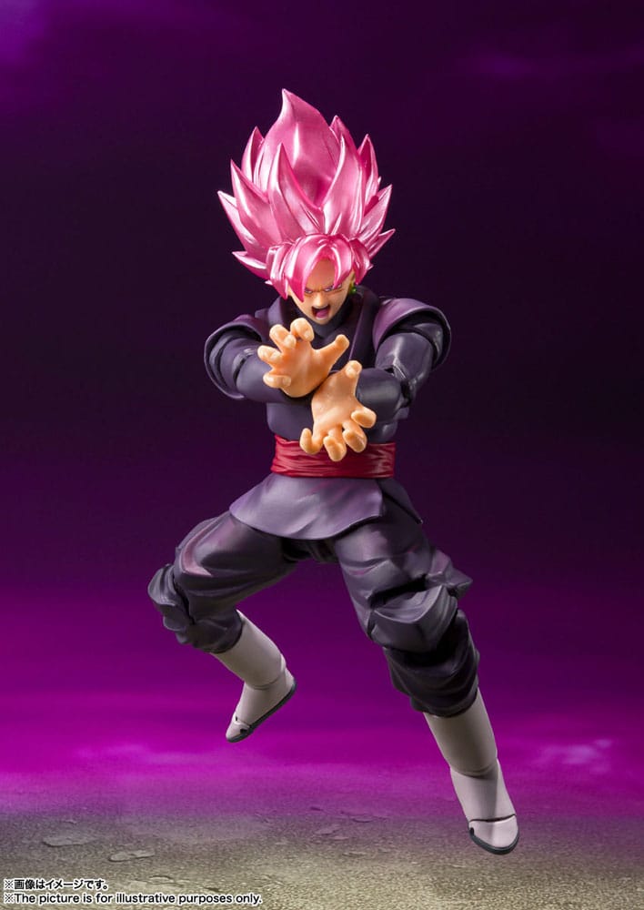 Dragon Ball Super S.H. Figuarts Action Figure Goku Black Super Saiyan Rose 14 cm - AniMuchuu