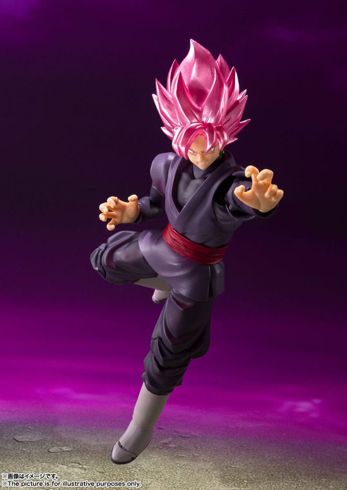 Dragon Ball Super S.H. Figuarts Action Figure Goku Black Super Saiyan Rose 14 cm - AniMuchuu