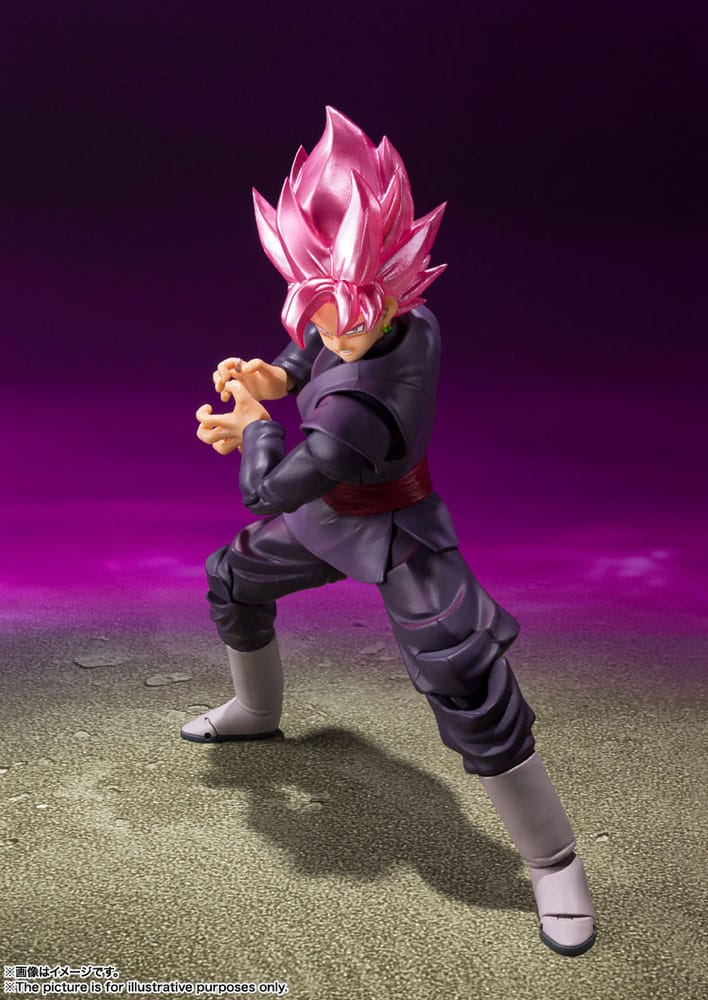 Dragon Ball Super S.H. Figuarts Action Figure Goku Black Super Saiyan Rose 14 cm - AniMuchuu