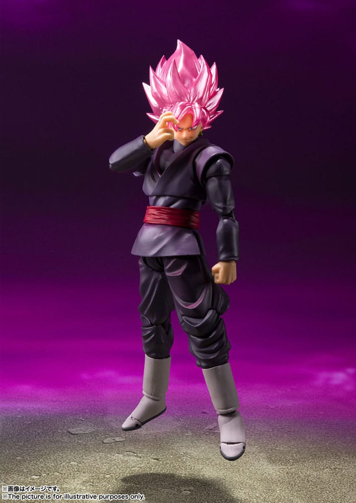 Dragon Ball Super S.H. Figuarts Action Figure Goku Black Super Saiyan Rose 14 cm - AniMuchuu