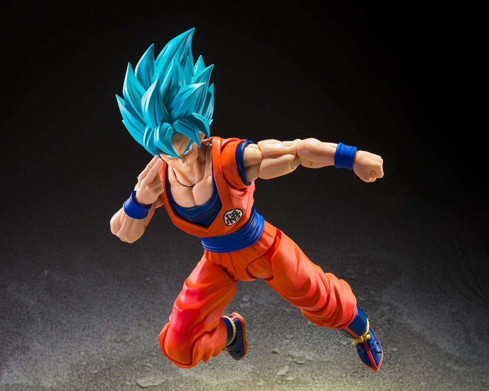 Dragon Ball Super S.H.Figuarts Action Figure SSG Son Goku: Blue Power 15 cm - AniMuchuu