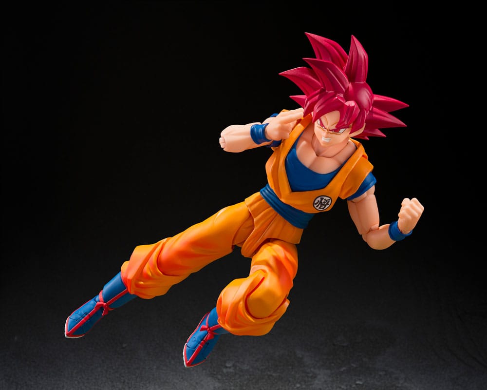 Dragon Ball Super S.H.Figuarts Action Figure SSG Son Goku: God Aura 15 cm - AniMuchuu