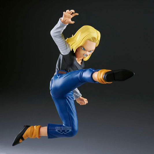 Dragon Ball Z Match Makers PVC Statue Android 18 11 cm and Mr. Satan 8 cm - AniMuchuu