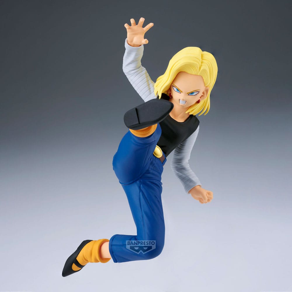 Dragon Ball Z Match Makers PVC Statue Android 18 11 cm and Mr. Satan 8 cm - AniMuchuu