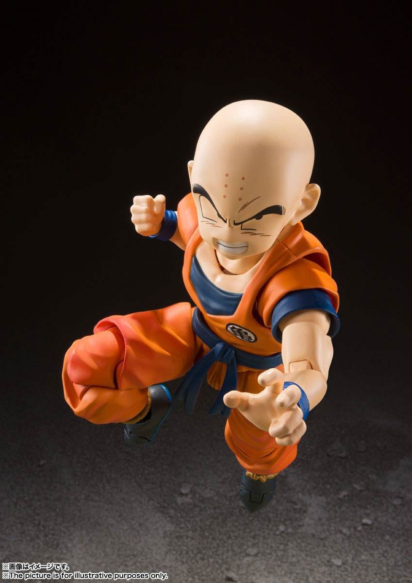 Dragon Ball Z S.H. Figuarts Action Figure Krillin-Earth's Strongest Man 12 cm