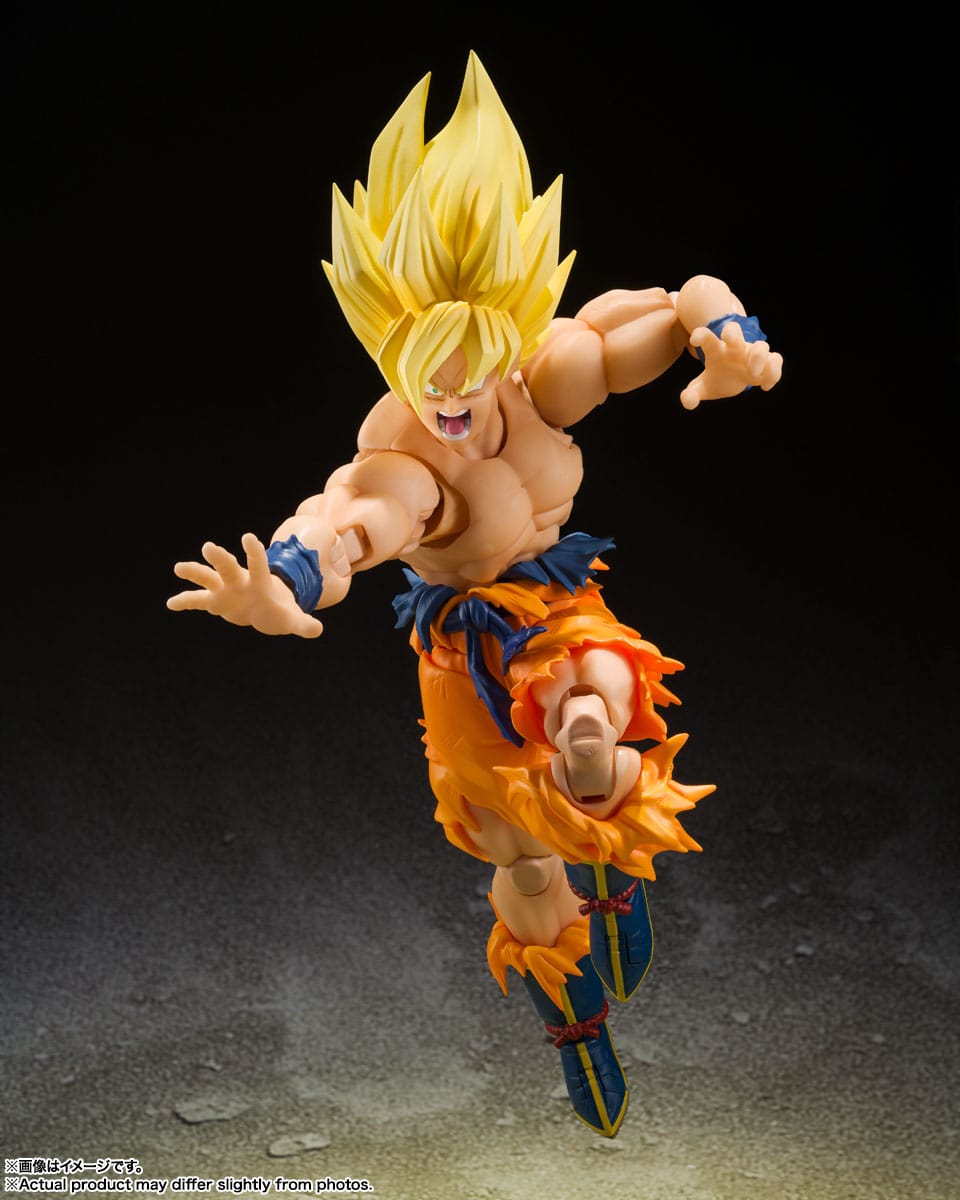 Dragon Ball Z S.H. Figuarts Action Figure Super Saiyan Son Goku 14 cm - AniMuchuu
