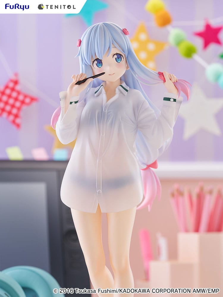 Eromanga Sensei Tenitol Tall PVC Statue Sagiri Izumi Shirts Ver. 30 cm - AniMuchuu