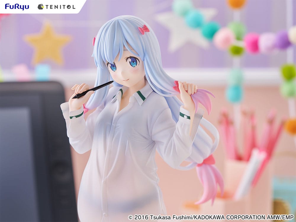 Eromanga Sensei Tenitol Tall PVC Statue Sagiri Izumi Shirts Ver. 30 cm - AniMuchuu