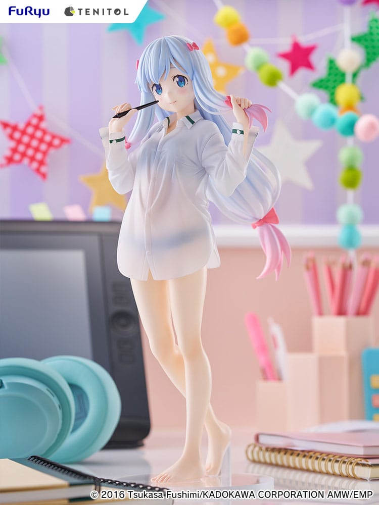 Eromanga Sensei Tenitol Tall PVC Statue Sagiri Izumi Shirts Ver. 30 cm - AniMuchuu