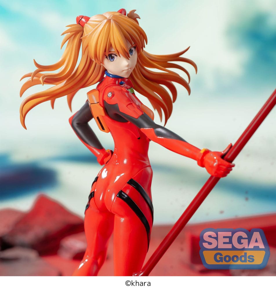 Evangelion Luminasta PVC Statue Asuka Shikinami Langley x Spear of Longinus 20 cm - AniMuchuu