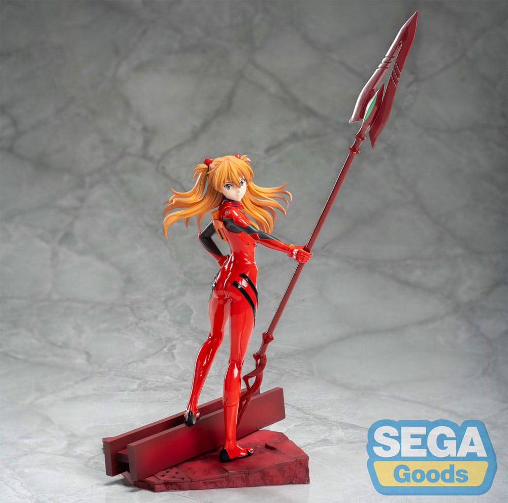 Evangelion Luminasta PVC Statue Asuka Shikinami Langley x Spear of Longinus 20 cm - AniMuchuu