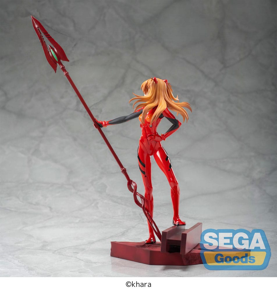 Evangelion Luminasta PVC Statue Asuka Shikinami Langley x Spear of Longinus 20 cm - AniMuchuu