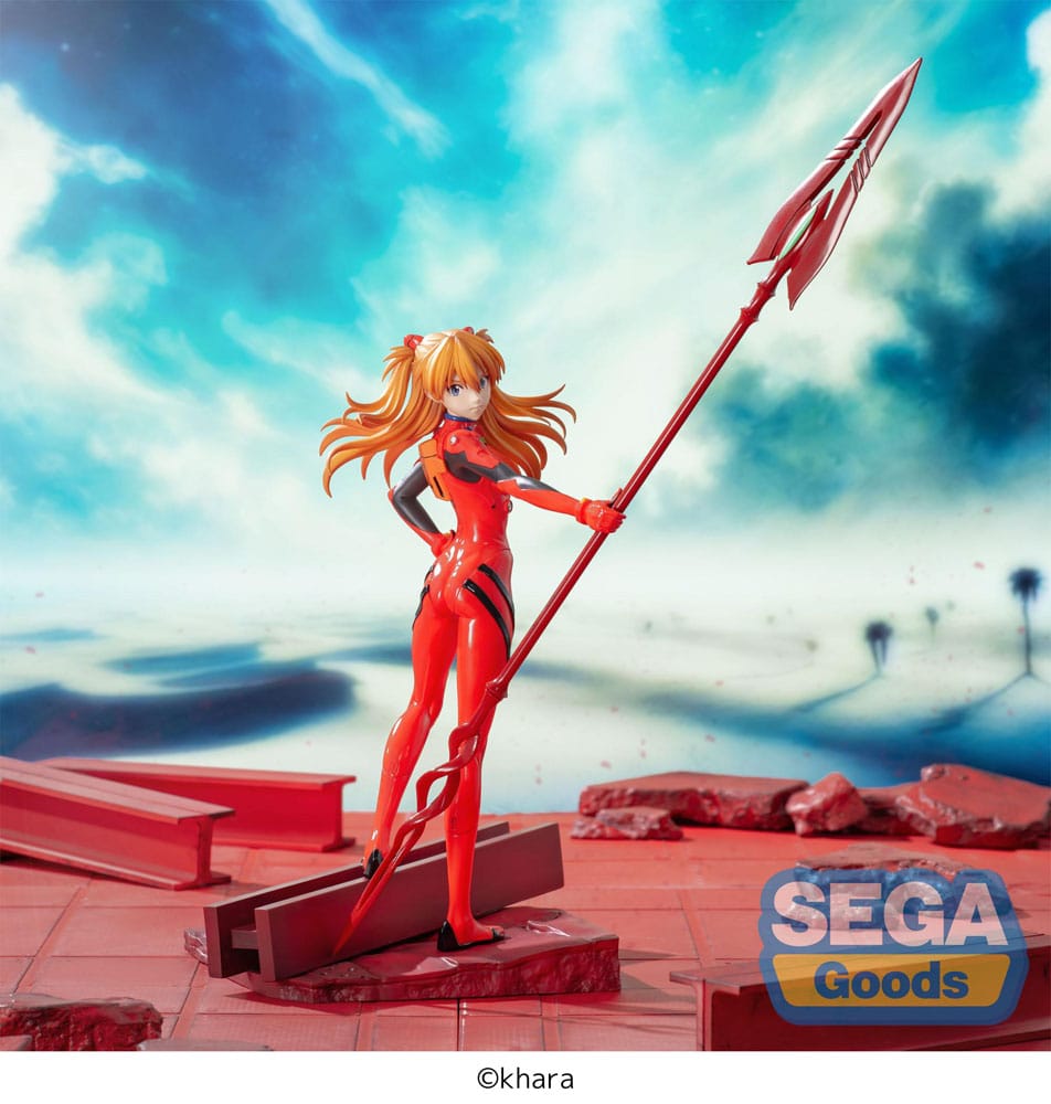 Evangelion Luminasta PVC Statue Asuka Shikinami Langley x Spear of Longinus 20 cm - AniMuchuu