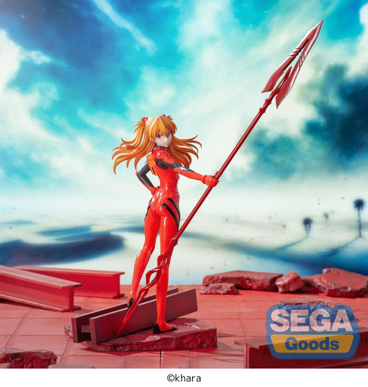 Evangelion Luminasta PVC Statue Asuka Shikinami Langley x Spear of Longinus 20 cm - AniMuchuu