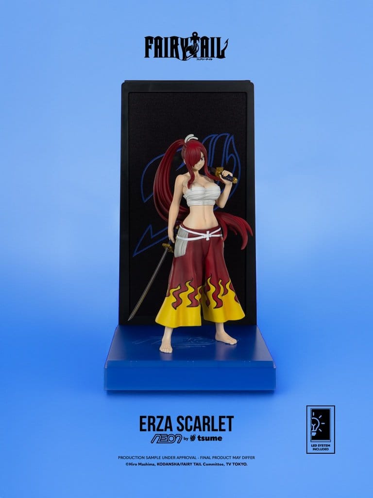 Fairy Tail Neon Figure 1/9 Erza Scarlet 25 cm - AniMuchuu