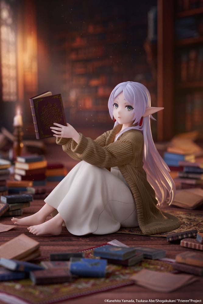 Frieren: Beyond Journey's End PVC Statue Desktop Cute Figure Frieren 13 cm - AniMuchuu