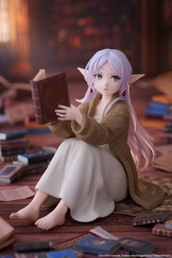 Frieren: Beyond Journey's End PVC Statue Desktop Cute Figure Frieren 13 cm - AniMuchuu