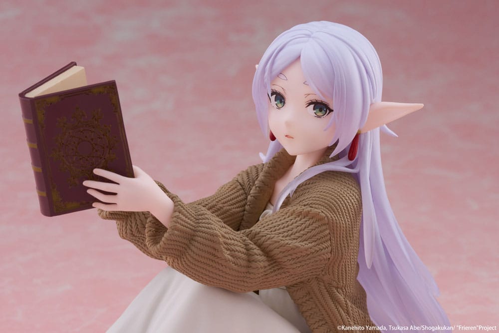 Frieren: Beyond Journey's End PVC Statue Desktop Cute Figure Frieren 13 cm - AniMuchuu