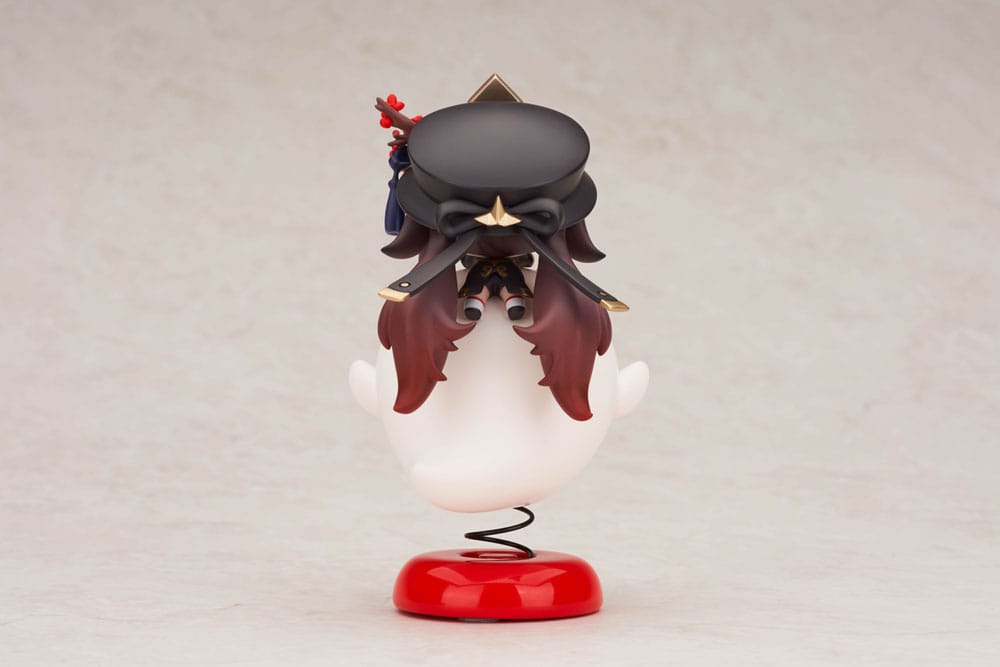 Genshin Impact PVC Statue Hu Tao Chibi Chara Yurayura Stand Ver. 10 cm - AniMuchuu
