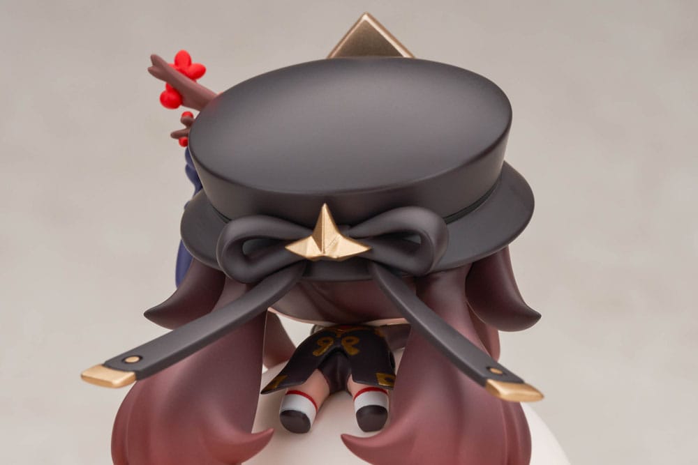 Genshin Impact PVC Statue Hu Tao Chibi Chara Yurayura Stand Ver. 10 cm - AniMuchuu