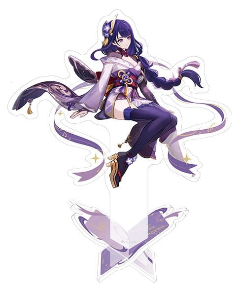 Genshin Impact 6th Anniversary Celebration Acrylic Standee Raiden Shogun 13 cm - AniMuchuu