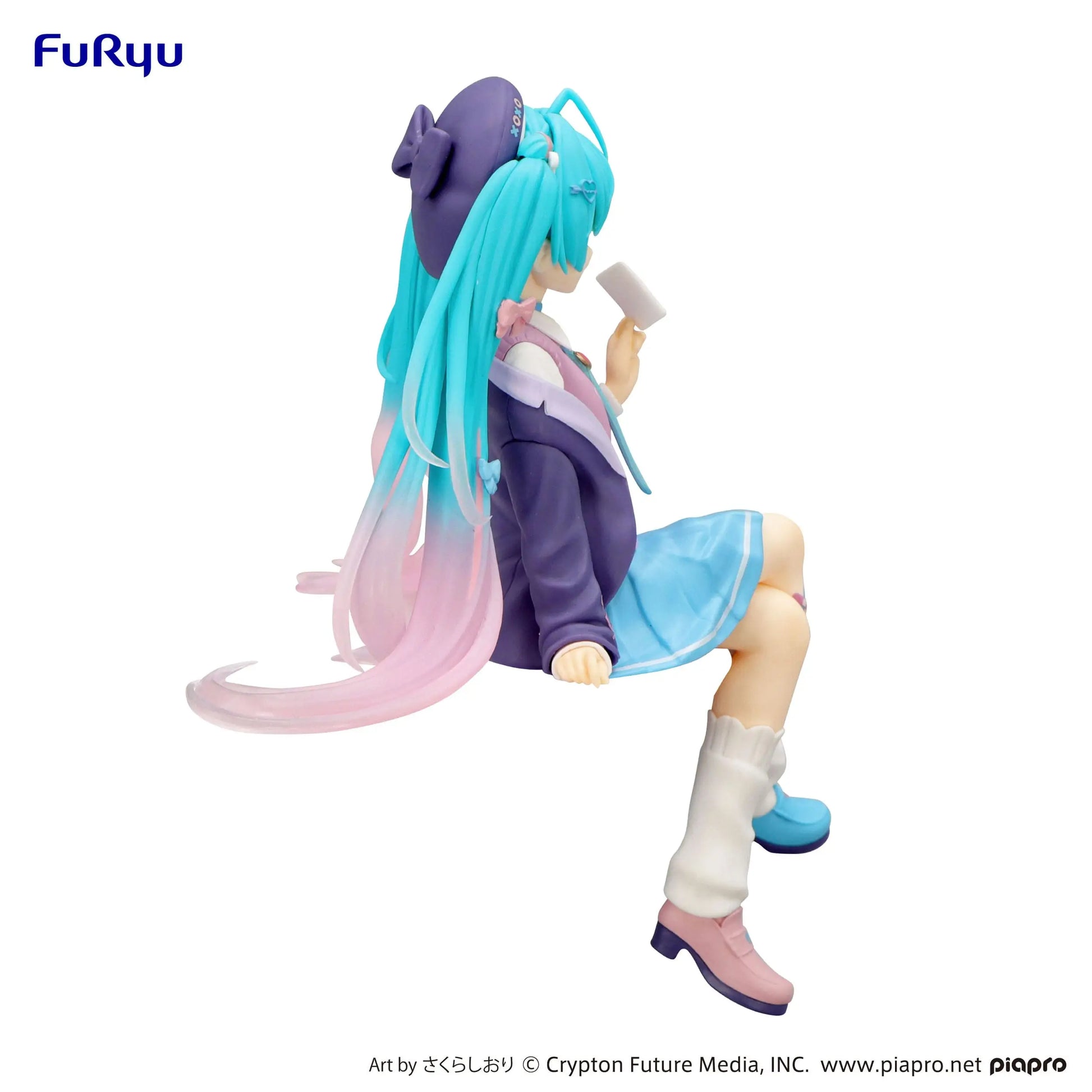 Hatsune Miku Noodle Stopper PVC Statue Love Blazer Navy Color 14 cm - AniMuchuu