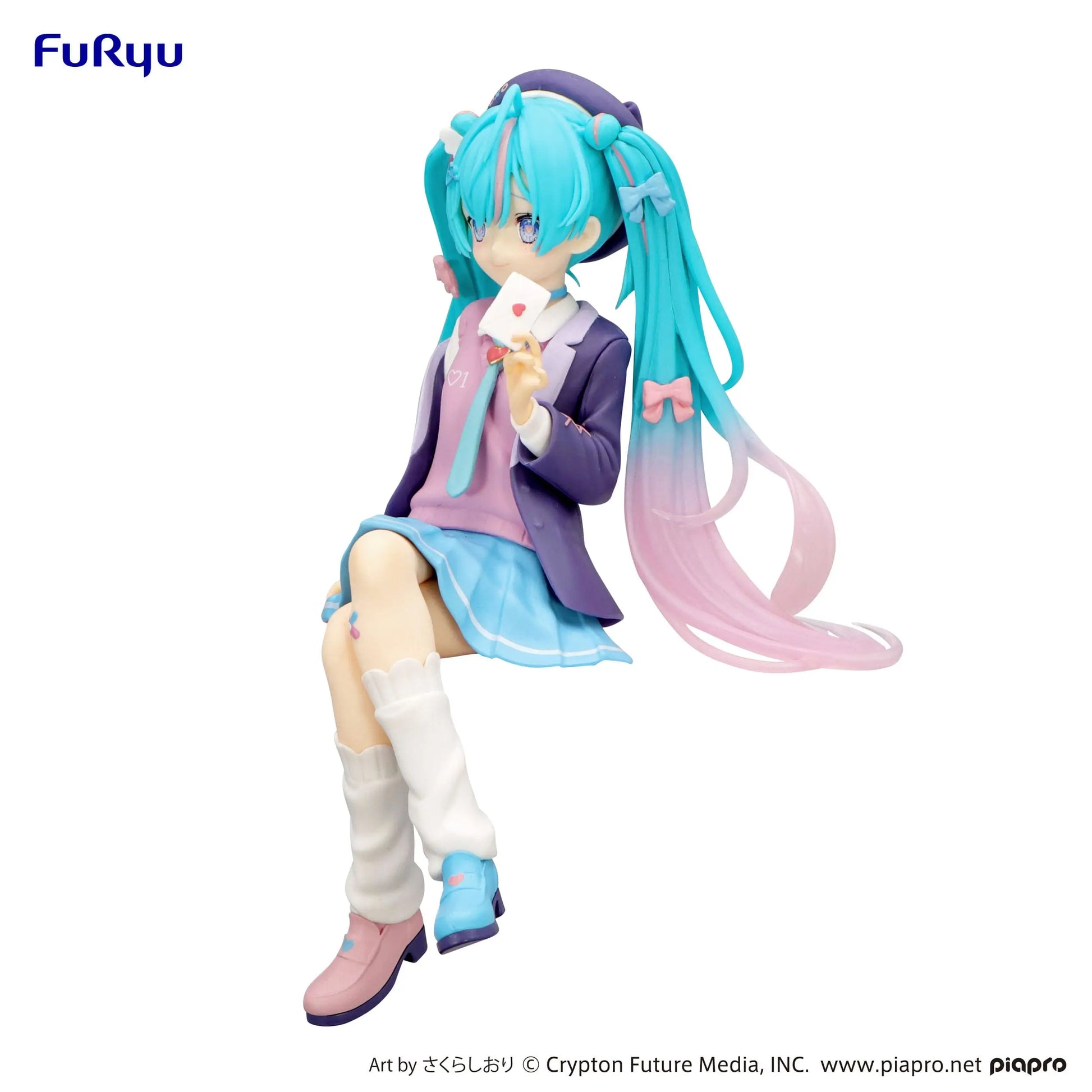 Hatsune Miku Noodle Stopper PVC Statue Love Blazer Navy Color 14 cm - AniMuchuu