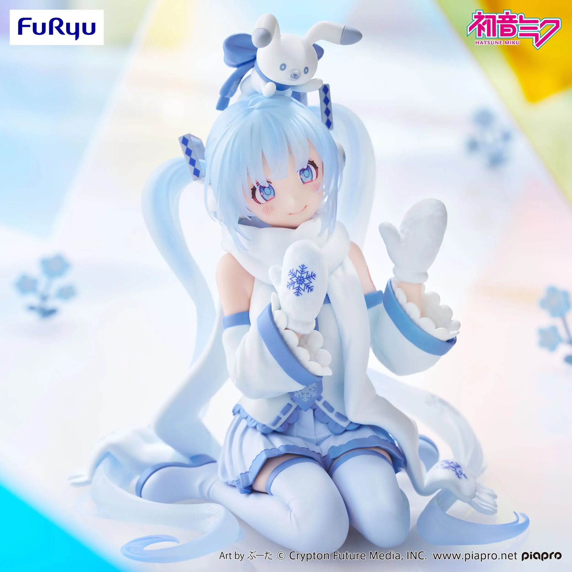 Hatsune Miku Noodle Stopper PVC Statue Snow Miku Sky Town 10th Ver. 15 cm - AniMuchuu