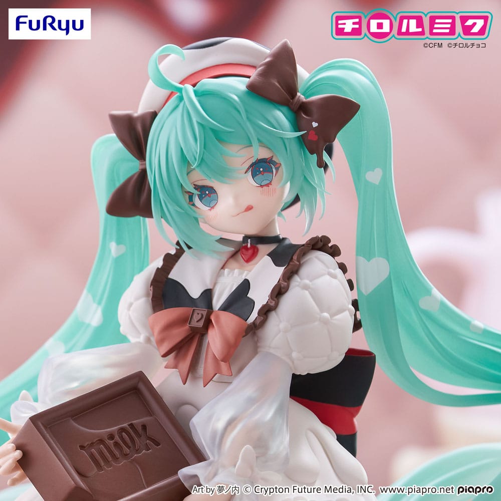 Hatsune Miku x Tirol Choco Trio-Try-iT PVC Statue Miku Milk Ver. 18 cm