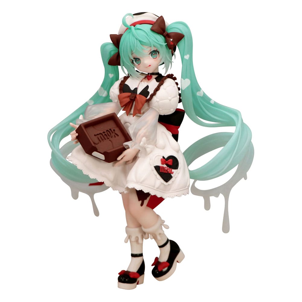 Hatsune Miku x Tirol Choco Trio-Try-iT PVC Statue Miku Milk Ver. 18 cm - AniMuchuu