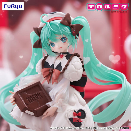 Hatsune Miku x Tirol Choco Trio-Try-iT PVC Statue Miku Milk Ver. 18 cm - AniMuchuu