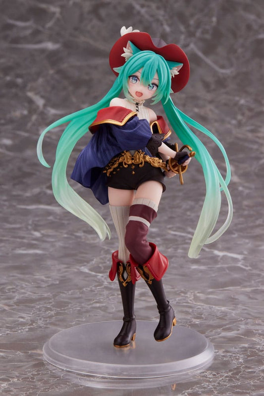 Hatsune Miku PVC Statue Hatsune Miku Wonderland Puss in Boots 18 cm - AniMuchuu