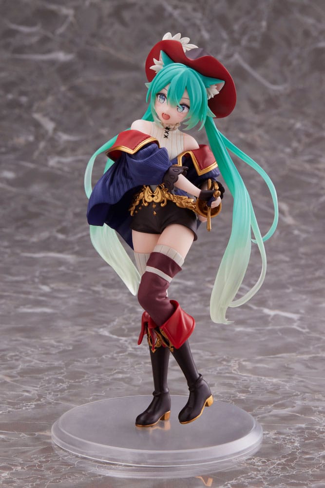 Hatsune Miku PVC Statue Hatsune Miku Wonderland Puss in Boots 18 cm - AniMuchuu