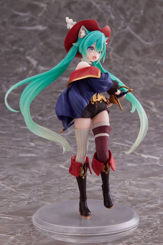Hatsune Miku PVC Statue Hatsune Miku Wonderland Puss in Boots 18 cm - AniMuchuu