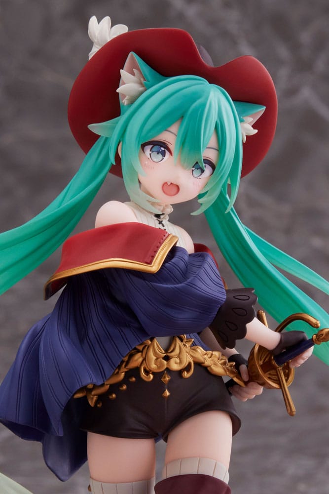 Hatsune Miku PVC Statue Hatsune Miku Wonderland Puss in Boots 18 cm - AniMuchuu