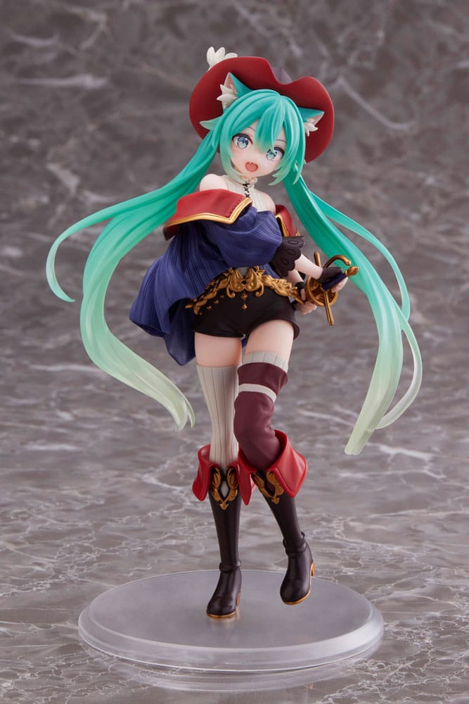 Hatsune Miku PVC Statue Hatsune Miku Wonderland Puss in Boots 18 cm - AniMuchuu