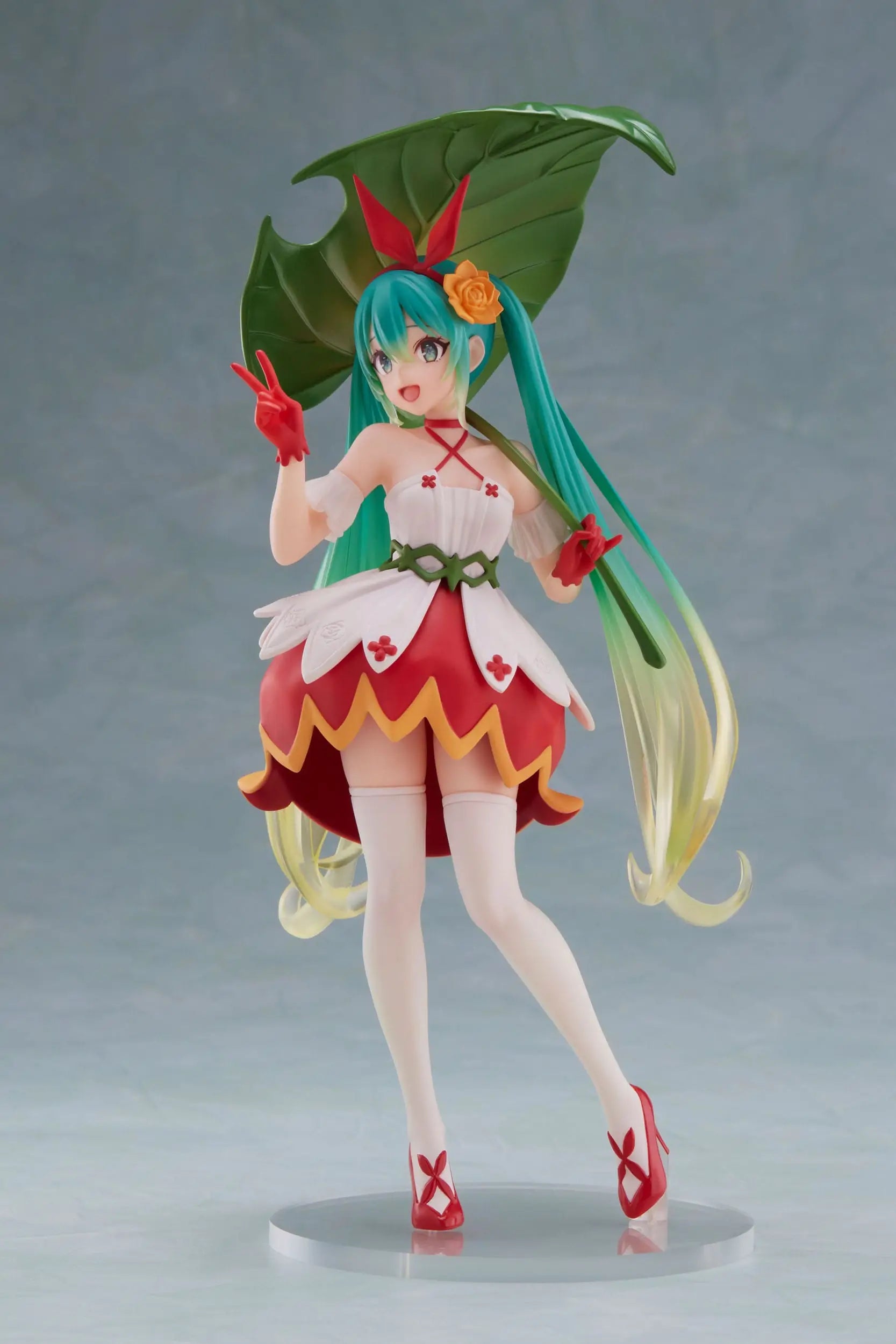 Vocaloid PVC Statue Hatsune Miku Wonderland Figure Thumbelina 18 cm - AniMuchuu