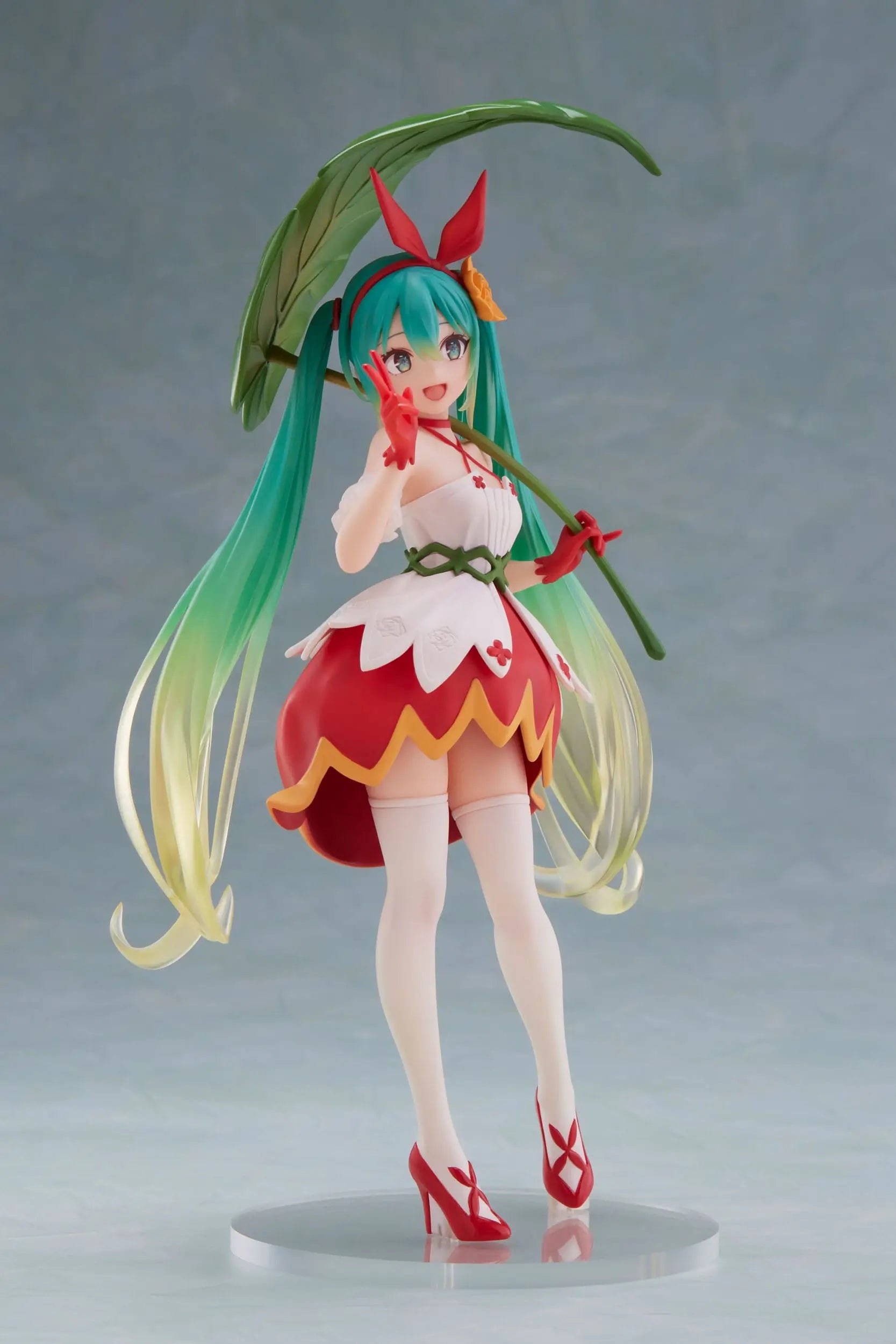 Vocaloid PVC Statue Hatsune Miku Wonderland Figure Thumbelina 18 cm - AniMuchuu