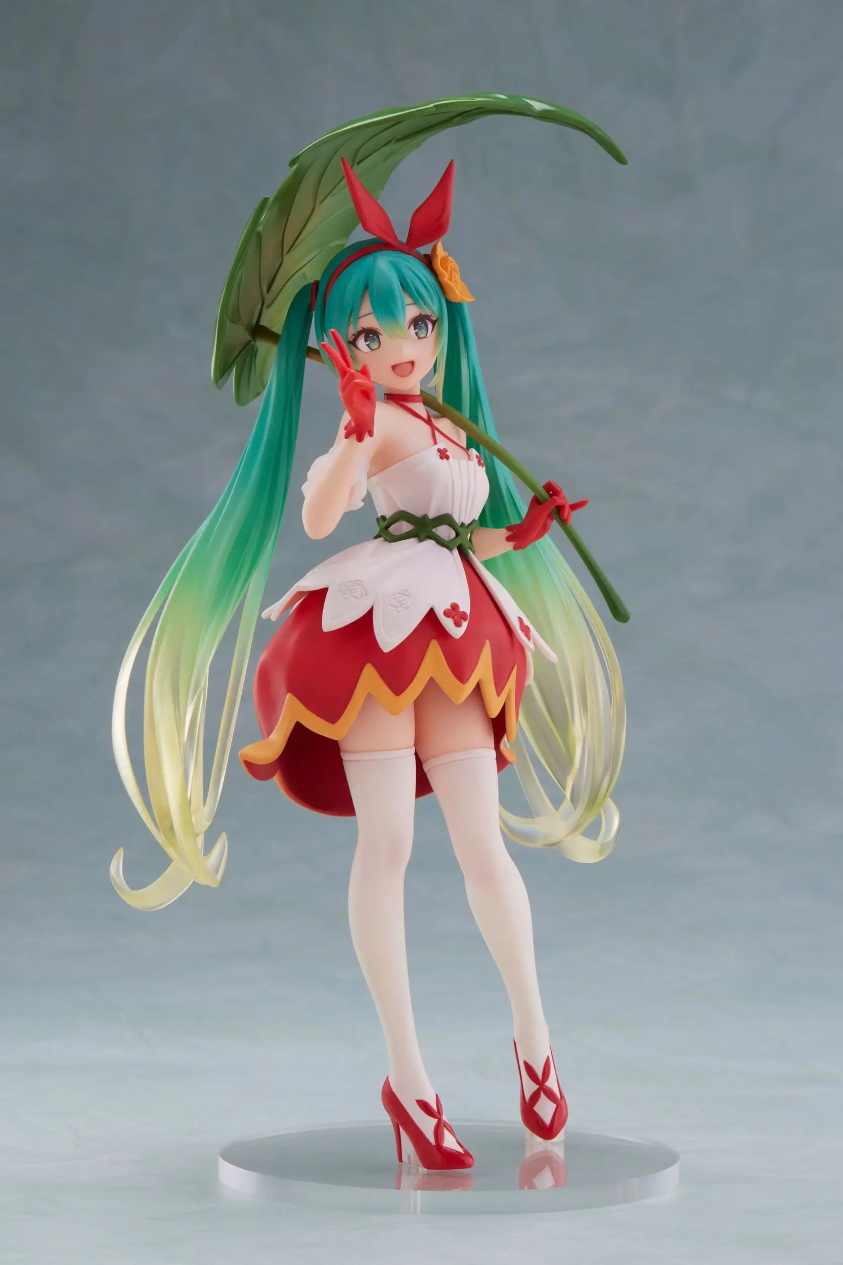 Vocaloid PVC Statue Hatsune Miku Wonderland Figure Thumbelina 18 cm - AniMuchuu