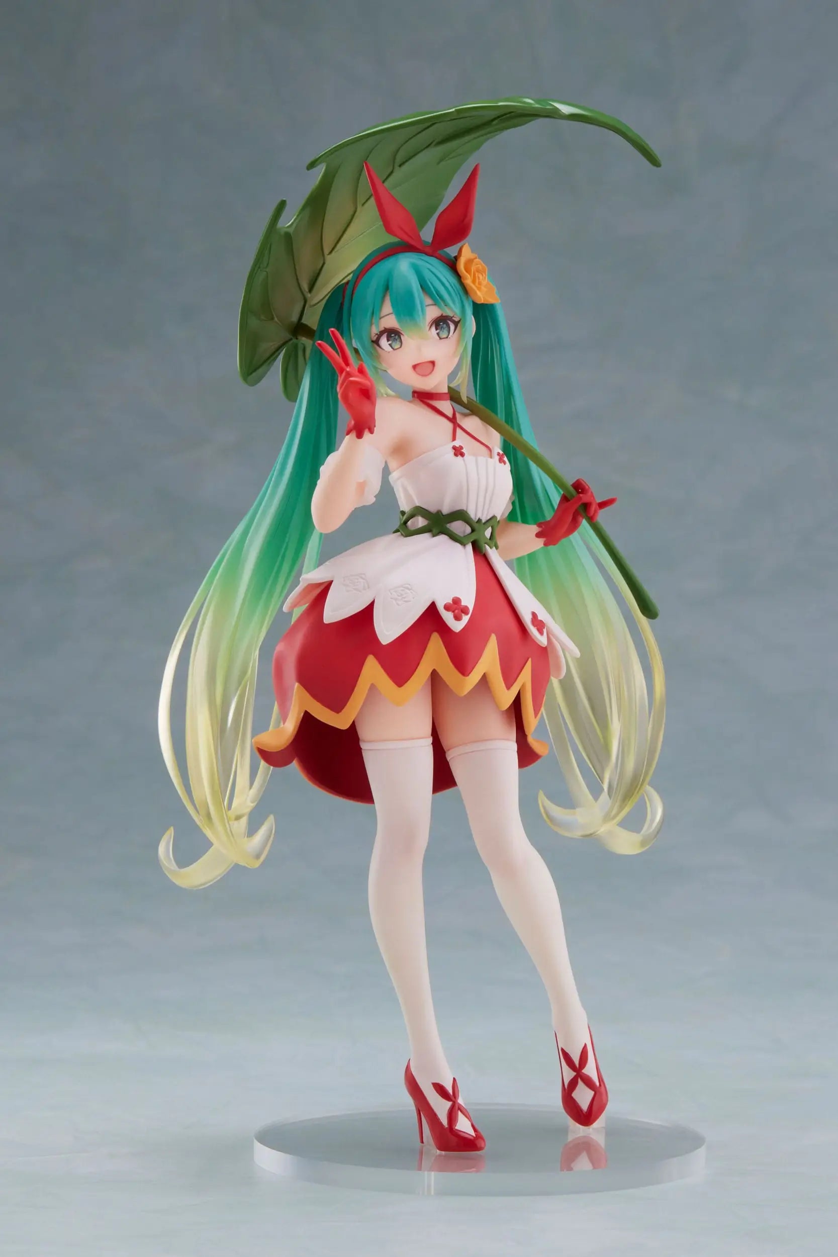 Vocaloid PVC Statue Hatsune Miku Wonderland Figure Thumbelina 18 cm - AniMuchuu