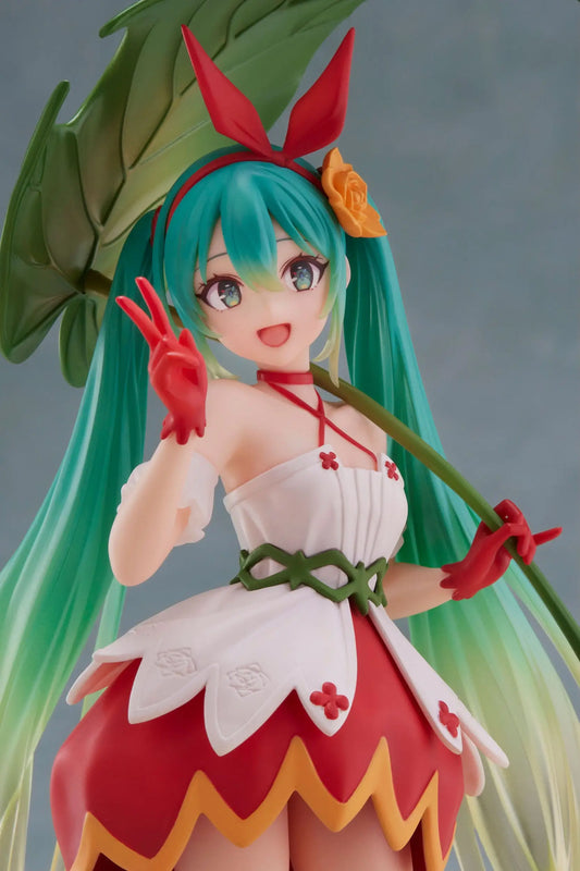 Vocaloid PVC Statue Hatsune Miku Wonderland Figure Thumbelina 18 cm - AniMuchuu