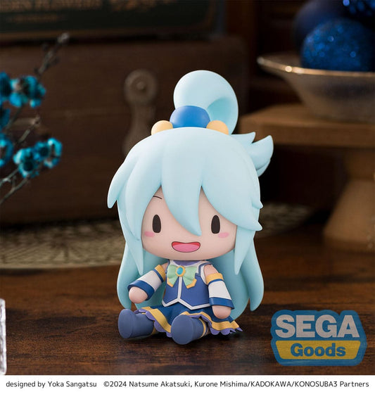 Konosuba Fuwa Petit Chibi Figure Aqua 8 cm - AniMuchuu
